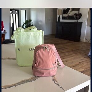 Lululemon Pink Mini Backpack